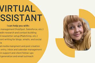 provide sales, marketing, and admin support to grow your business