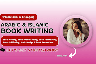 do arabic book proofreading book writing islamic ebook editing and formatting