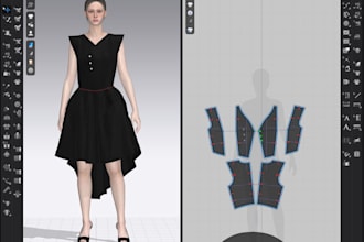 create the sewing pattern you need from your sketch