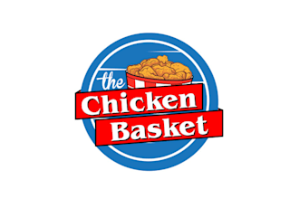 design attractive greatest chicken basket logo