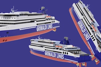 make 3d ship model 3d boat animation 3d yacht model 3d ship boat hard surface