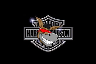 design classic harley davidson motorcycle club logo