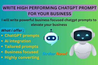write powerful business focused chatgpt prompts to elevate your business