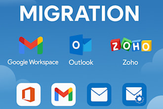 migrate your email to google workspace, outlook or zoho