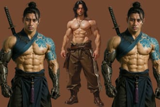 design 3d realistic game characters 3d metahuman unreal engine and aaa game