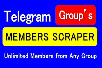 promote your telegram channel, telegram scraper, increase telegram members