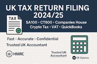 file your UK tax return, sa100, ct600, submit to hmrc or companies house