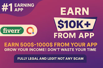 make a top money making earning app for passive income