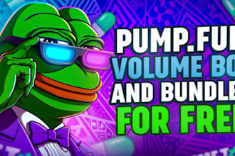 create solana pumpfun bot frontrun bot arbitrage bot volume bot