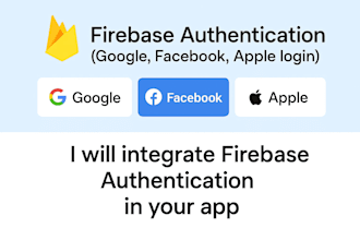 integrate firebase authentication in your app