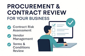 consult on procurement and review contracts