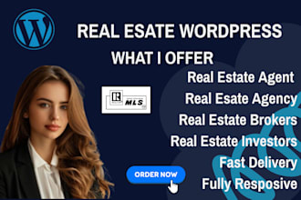 tecreate a real estate website seller, buyer,realtor landing page with wordpress