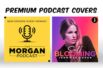 design eye catchy podcast cover art