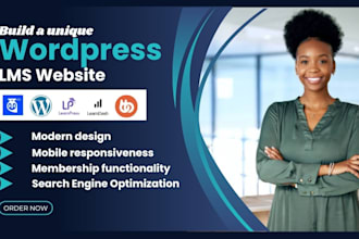 set up complete wordpress lms website with buddyboss learndash tutorlms