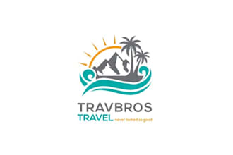 design corporate adventure travelers logo