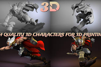 video game character,cg art 3d modelling,anime stl action 3d figure,statue print