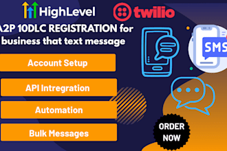 a2p 10dlc registration twilio gohighlevel ringcentral twilio IVR SMS