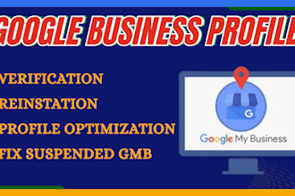 fix issues and optimize your google business profile listing, gmb setup