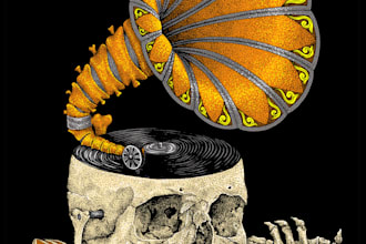 artwork design for tshirt and cover album