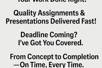 do urgent assignments and powerpoint presentations professionally