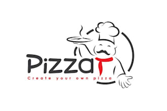 design best quality new style pizza restaurant logo