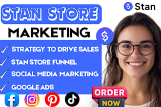 stan store marketing, stan store setup, stan store promotion to drive sales