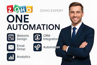 zoho one expert for CRM, automation, integrations,  workflow