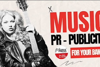 do organic rock and metal music promotion and playlist pitch for audience