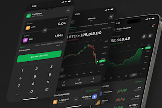 build cryptocurrency exchange website, wallet app, dex p2p, blockchain app