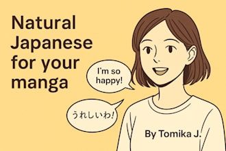 translate your manga into natural and expressive japanese