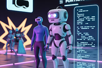 develop a custom bot for your fortnite server, game, map, or VR experience