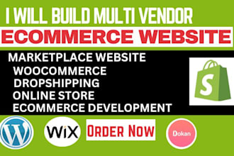 multi vendor ecommerce marketplace website drop shipping shopify expert wcfm b2b