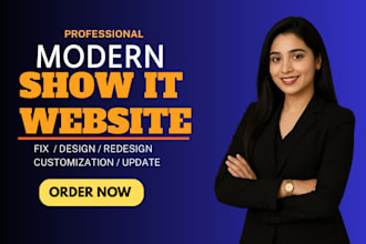 fix customize redesign edit showit website or showit blog in 24 hours