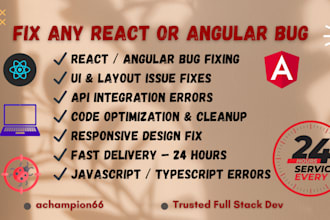 fix bugs, optimize speed, and boost web app performance