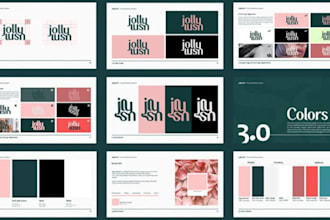 brand book brand identity  design brand kit rebranding business logo mockup