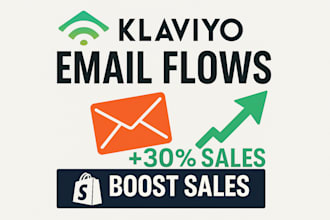 set up converting klaviyo email flows for your shopify store