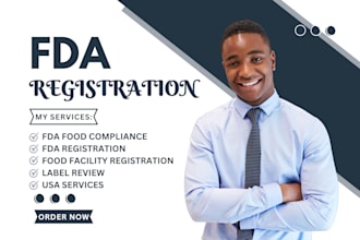 do fda registration, compliance, and label review
