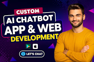 do flutter mobile app development, ios app development ai chatbot ai saas app