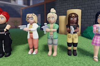 make or draw your roblox avatar or skin in anime artstyle