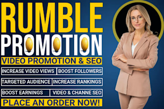 usa youtube promotion, USA views, rumble promotion for rumble views, video seo