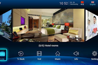 develop hospital iptv,hotel iptv app and office iptv, rebrand android iptv app