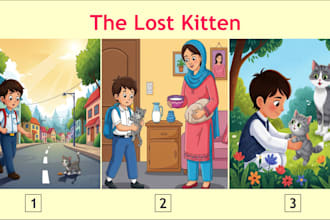 create illustration image for children, school, story and others book