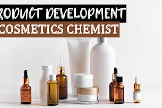 make formulation of skin and hair care, nail or eyecare products as a pharmacist
