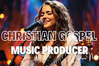 be female soulful gospel singer, choir backing vocal, worship song, vocalist