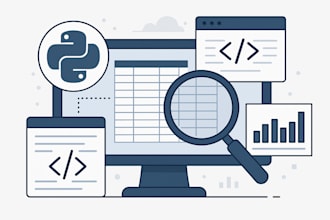 data scraping and data cleaning, python etl automation