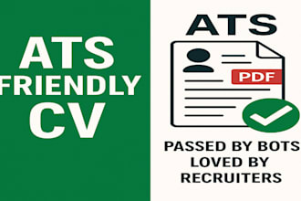 create an ats friendly and professional resume