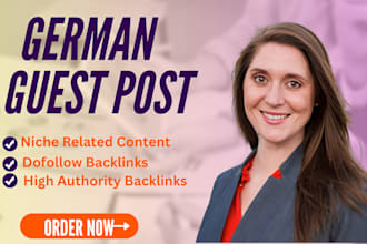 publish high authority german guest post with dofollow SEO backlinks