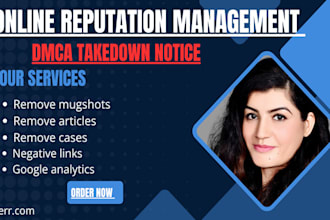 online reputation management ORM, reverse SEO, PR to suppress negative links