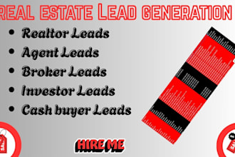 do real estate agents investors realtors lead generation, real estate leads