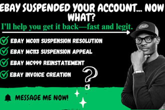 professional ebay appeal letter service, get unsuspended policy violation expert